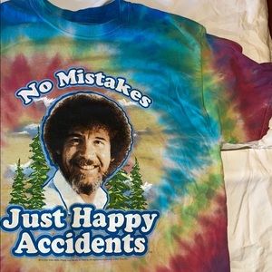 3/$15!🔥S Bob Ross tie dye shirt
